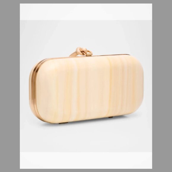 Cult Gaia NWT Yasmin Tasseled Acrylic Clutch Bag - Picture 2 of 6